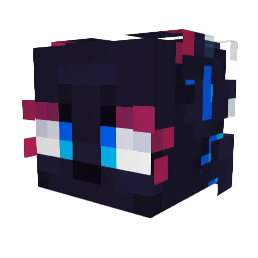 Dennis296 Minecraft avatar head, 3D render