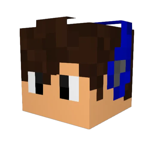Dennis315 Minecraft avatar head, 3D render