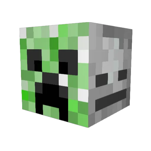DennisHD_ Minecraft avatar head, 3D render