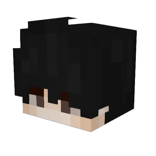 DennisInSpanish Minecraft avatar head, 3D render