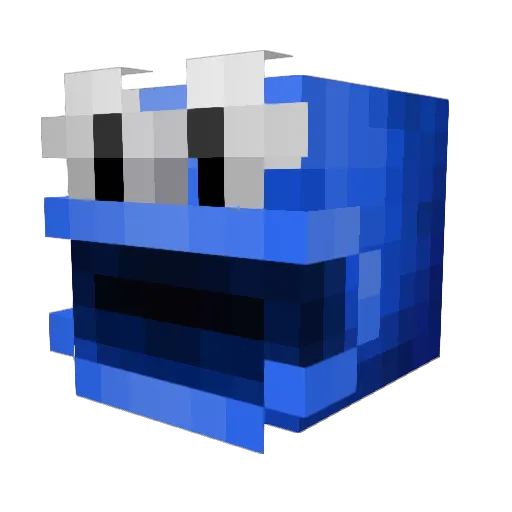 DennisTex Minecraft avatar head, 3D render