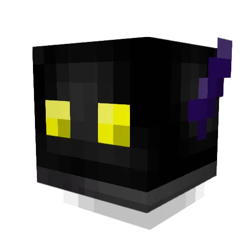 Denpanew Minecraft avatar head, 3D render