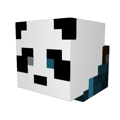 Denriell Minecraft avatar head, 3D render