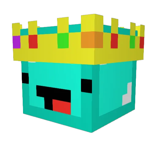 Density_2004 Minecraft avatar head, 3D render
