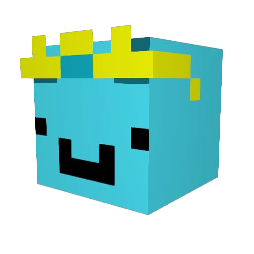 Density_Mace Minecraft avatar head, 3D render