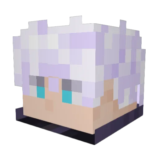 Denstromizer Minecraft avatar head, 3D render