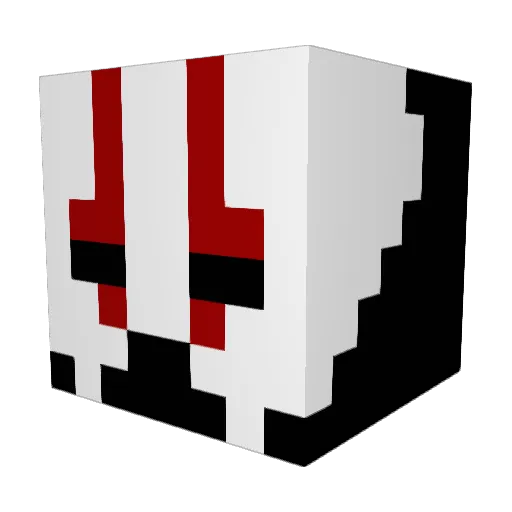 Dentak123 Minecraft avatar head, 3D render
