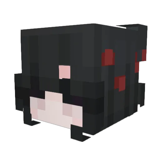 Dentash Minecraft avatar head, 3D render