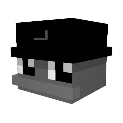 Dentoslav Minecraft avatar head, 3D render