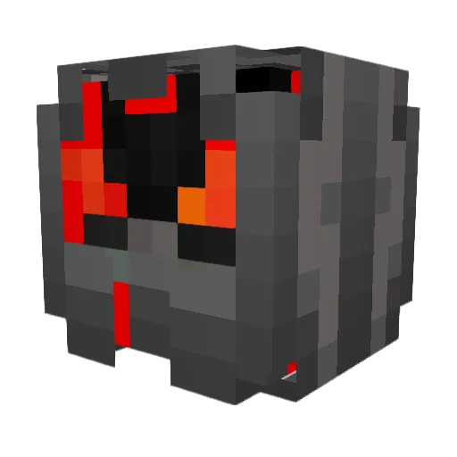 Denum Minecraft avatar head, 3D render