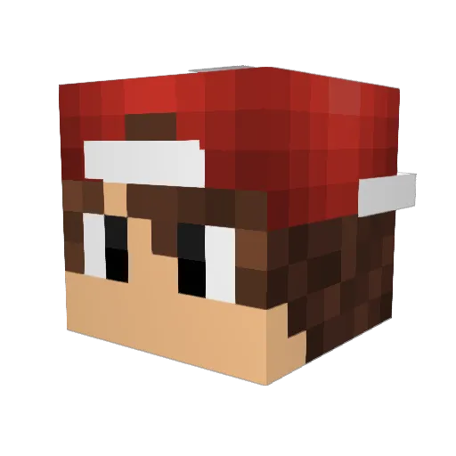 Denys_Zyzz Minecraft avatar head, 3D render