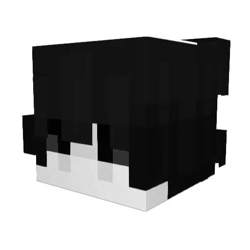 Denyyseq Minecraft avatar head, 3D render