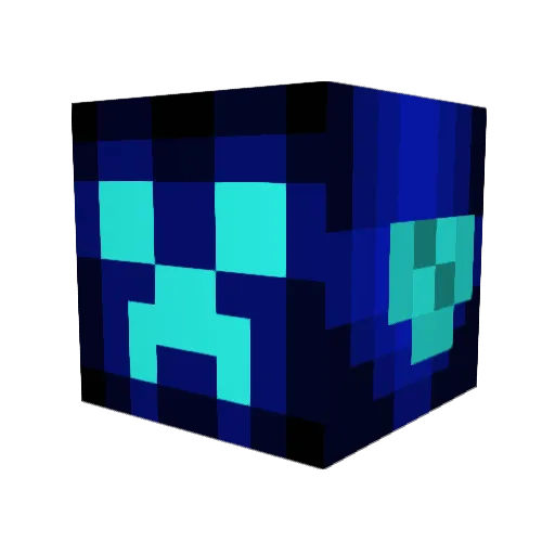 Denzel301 Minecraft avatar head, 3D render