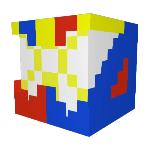 Denzille Minecraft avatar head, 3D render