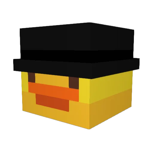 Denzo8 Minecraft avatar head, 3D render