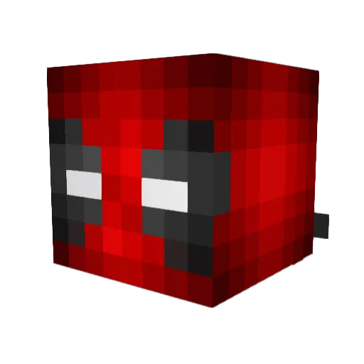 DeoDox Minecraft avatar head, 3D render