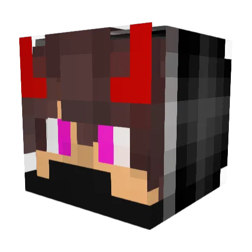 DeoGameYT Minecraft avatar head, 3D render