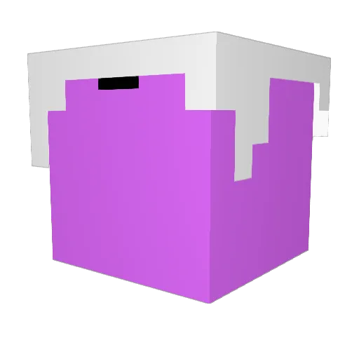 Deonidus Minecraft avatar head, 3D render
