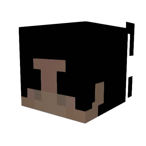 Deoomc Minecraft avatar head, 3D render