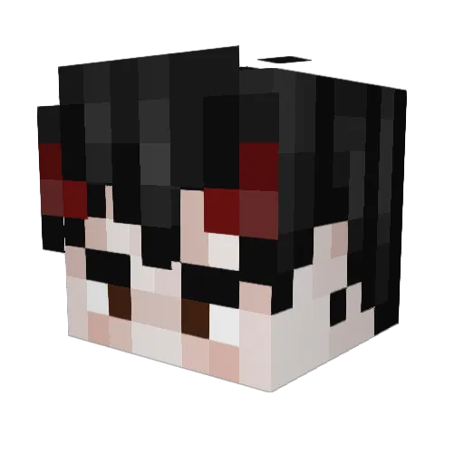 Deotonic Minecraft avatar head, 3D render