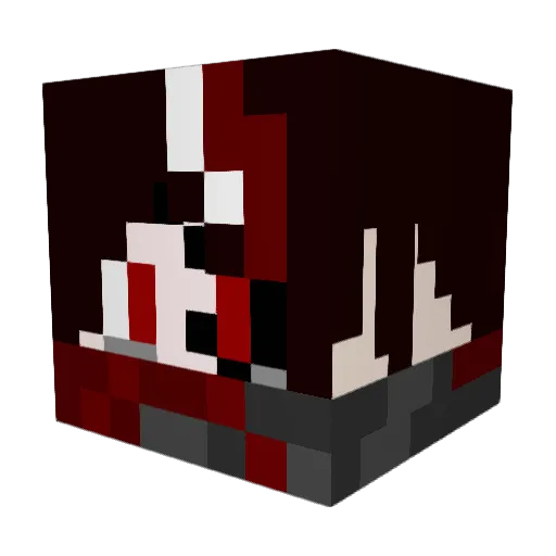 Depair_Anwu Minecraft avatar head, 3D render