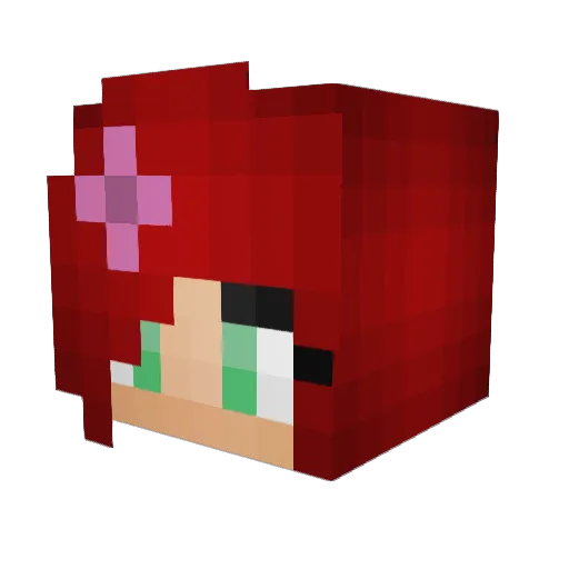 Depczyn Minecraft avatar head, 3D render