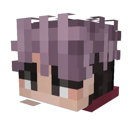 Dephorian Minecraft avatar head, 3D render