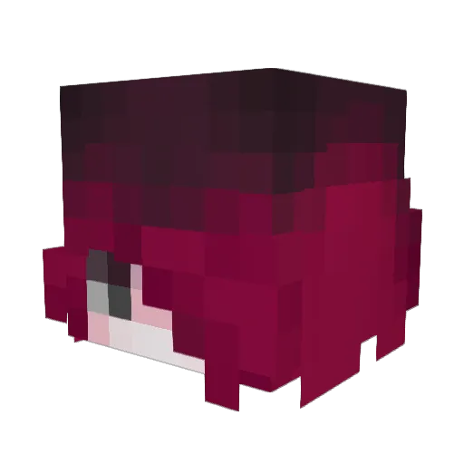 Depieri Minecraft avatar head, 3D render