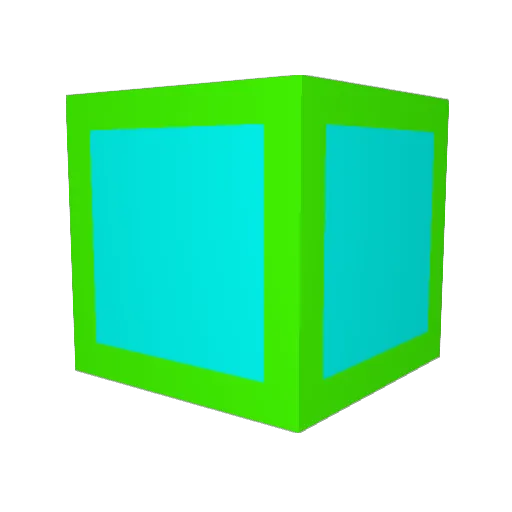 Depiu Minecraft avatar head, 3D render
