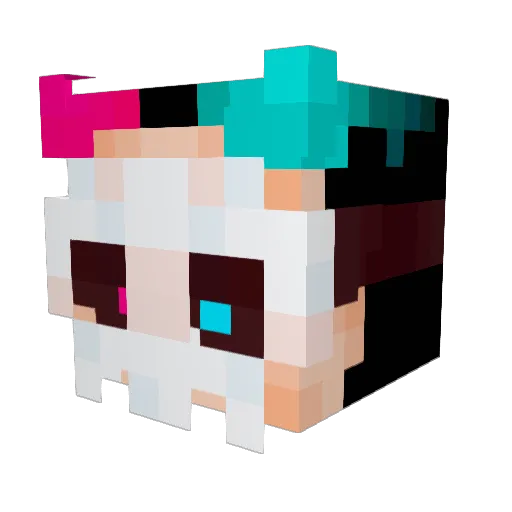 DeponijaZagreb Minecraft avatar head, 3D render