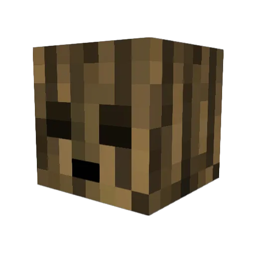 DepositMoney Minecraft avatar head, 3D render