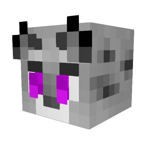 DepressedKiwi_2 Minecraft avatar head, 3D render