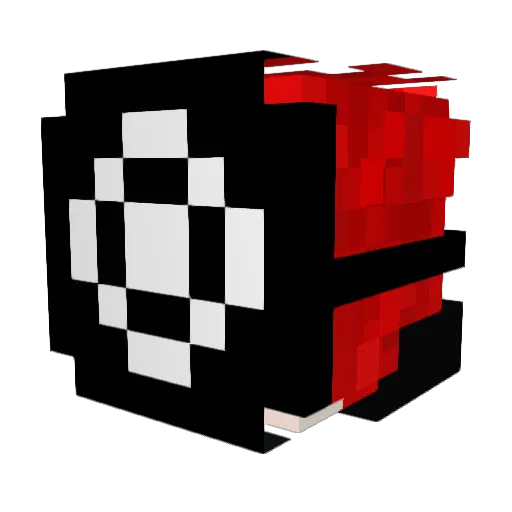 Deprisnic Minecraft avatar head, 3D render
