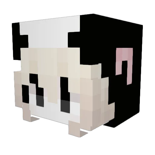 Deproves Minecraft avatar head, 3D render