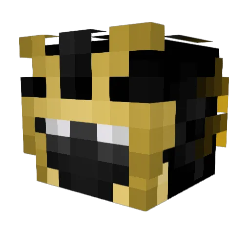 DepthFinder Minecraft avatar head, 3D render