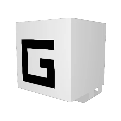 Dequinous Minecraft avatar head, 3D render