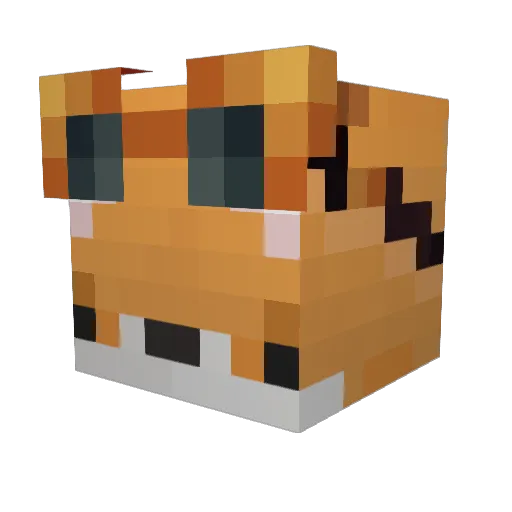 DerAlteSack_ Minecraft avatar head, 3D render