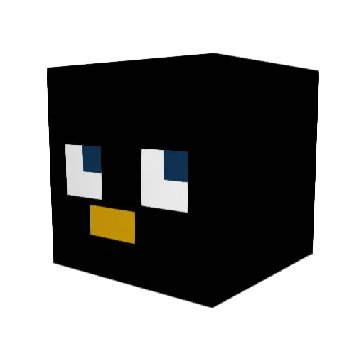 DerBaron99 Minecraft avatar head, 3D render