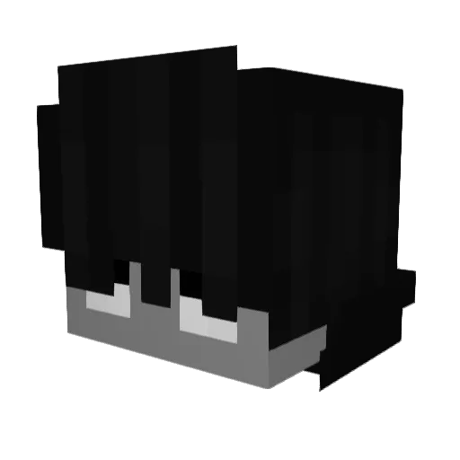 DerBaronESP Minecraft avatar head, 3D render
