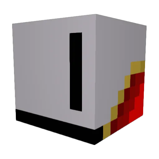 DerBonglord Minecraft avatar head, 3D render