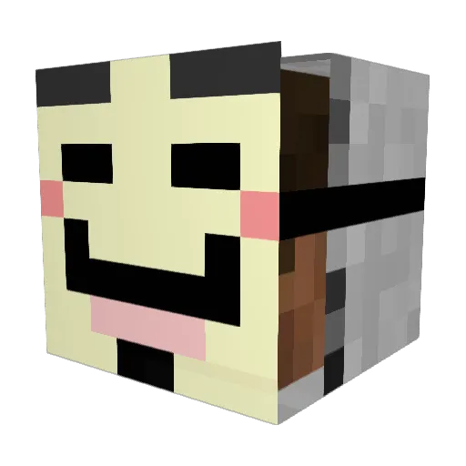 DerDaniel97 Minecraft avatar head, 3D render
