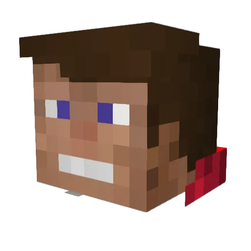 DerDavid2003 Minecraft avatar head, 3D render