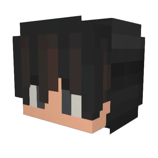 DerDimaHD Minecraft avatar head, 3D render