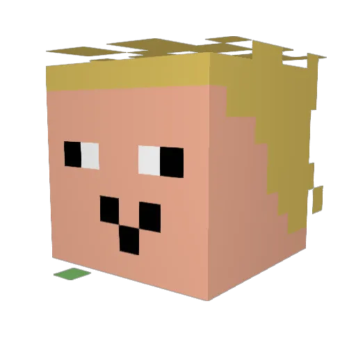 DerEchteBen88 Minecraft avatar head, 3D render