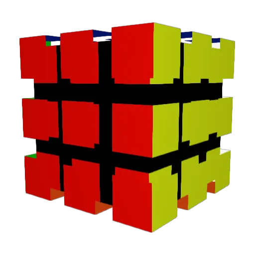 DerEchteFisch1 Minecraft avatar head, 3D render