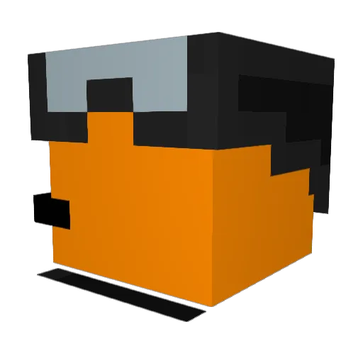 DerEchteTriade Minecraft avatar head, 3D render