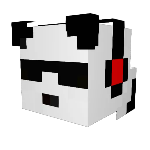 DerEchte_Dragan Minecraft avatar head, 3D render
