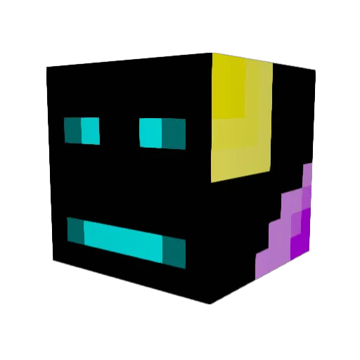DerEhrennehmer Minecraft avatar head, 3D render