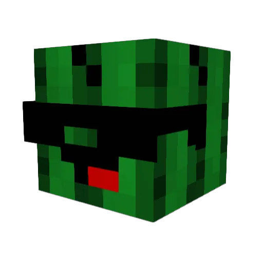 DerEiermann1 Minecraft avatar head, 3D render