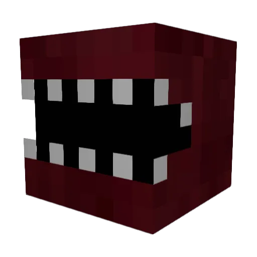 DerEinzigEchte Minecraft avatar head, 3D render